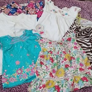 Lot of 5/6 girls tops